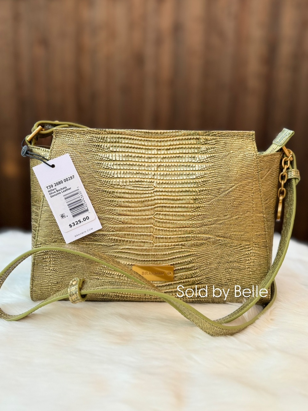 NWT Brahmin Hillary Olive Bachata
